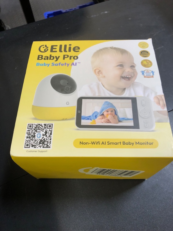 Photo 1 of Ellie Pro Baby Monitor with Camera and Audio,5'' IPS 2K UHD Resolution,6000mAh Battery, Remote Pan-Tilt-5X Zoom, 2-Way Talk,No WiFi, Night Vision, Virtual Fence, Breathing Detection and 1000ft Range