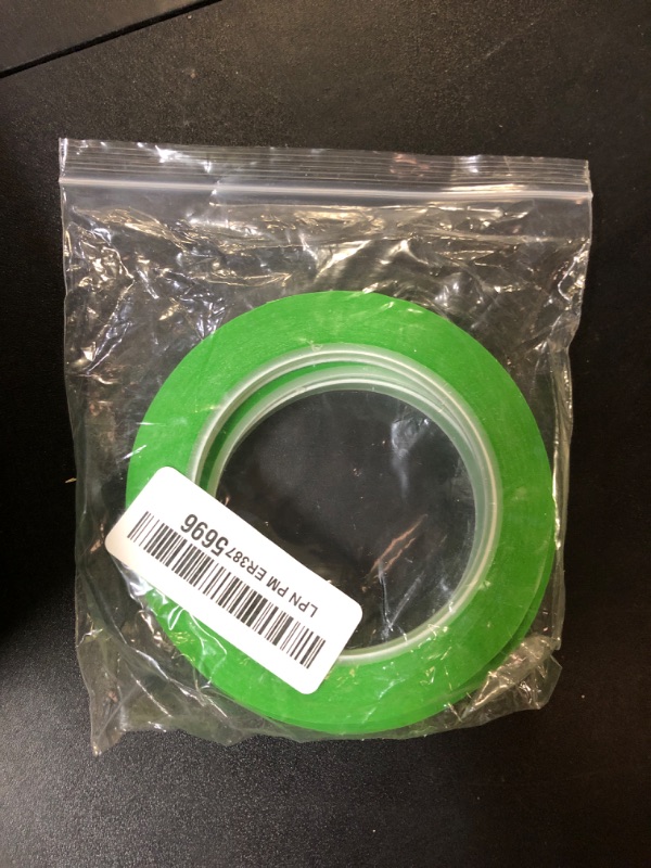 Photo 1 of Epakh 4 Rolls Pinstripe Tape, Masking Tape in 1/16, 1/8, 1/4 and 1/2 Inch Wide, for Painters Automotive DIY Car Auto Paint Art(Green,52 yd)
