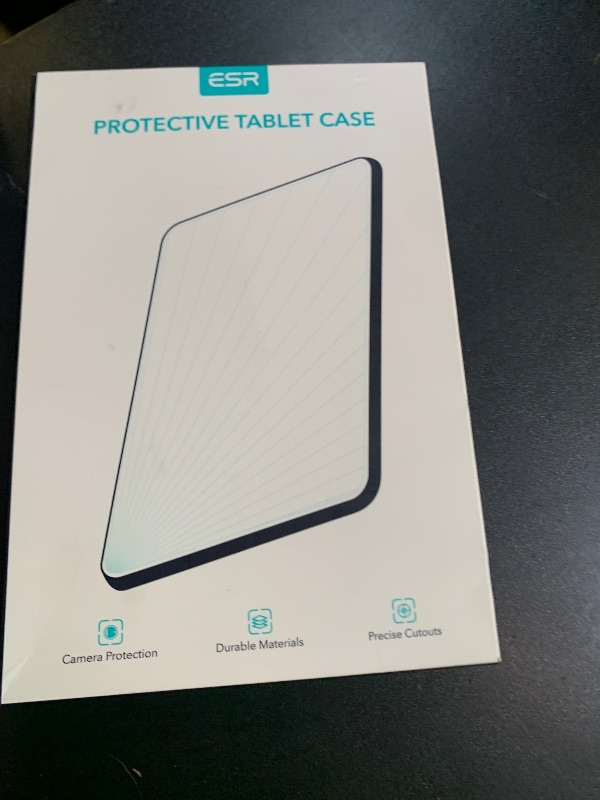 Photo 1 of ESR for iPad Mini 7 A17 Pro Case, iPad Mini 7th/6th Generation Case (2024/2021), Slim and Light, Shock and Drop Protection, Yellowing Resistant, Supports Pencil Pro & Pencil (USB-C), Black Clear