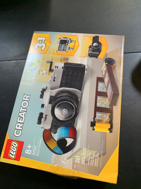 Photo 1 of LEGO Creator 3 in 1 Retro Camera Toy, Transforms from Toy Camera to Retro Video Camera to Retro TV Set, Photography Gift for Boys and Girls Ages 8 Years Old and Up Who Enjoy Creative Play, 31147
