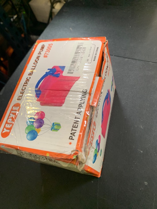 Photo 1 of YEPVIE Electric Balloon Pump, Portable 2 Modes Balloon Blower Machine with 14 Balloon Arch Kits, Air Pump for Balloon, Ballon Inflator for Party Decoration