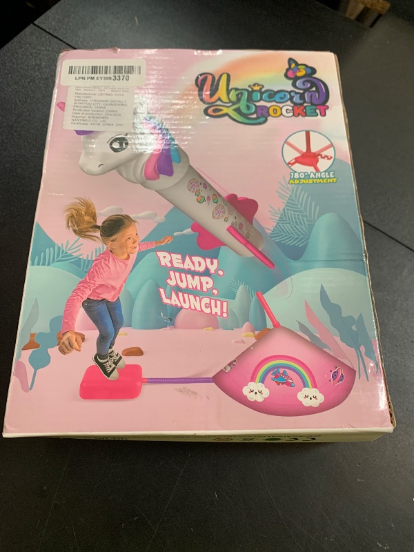 Photo 1 of beefunni Unicorn Rocket Launcher for Kids, 4 Unicorns Outdoor Toys for Girls, Christmas Easter Birthday Gifts for Girls Ages 2 3 4 5 6 7 8 Years Old, Fun Indoor Toys for Kids Ages 2-4-6 Years Old
