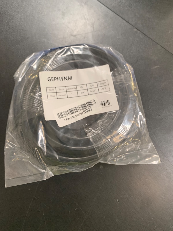 Photo 1 of GEPHYNM Vacuum Hose Automotive, 10 FT 1/4 Inch ID Vacuum Line, 130PSI Max Pressure Vacuum Lines Automotive, Silicone Hose
