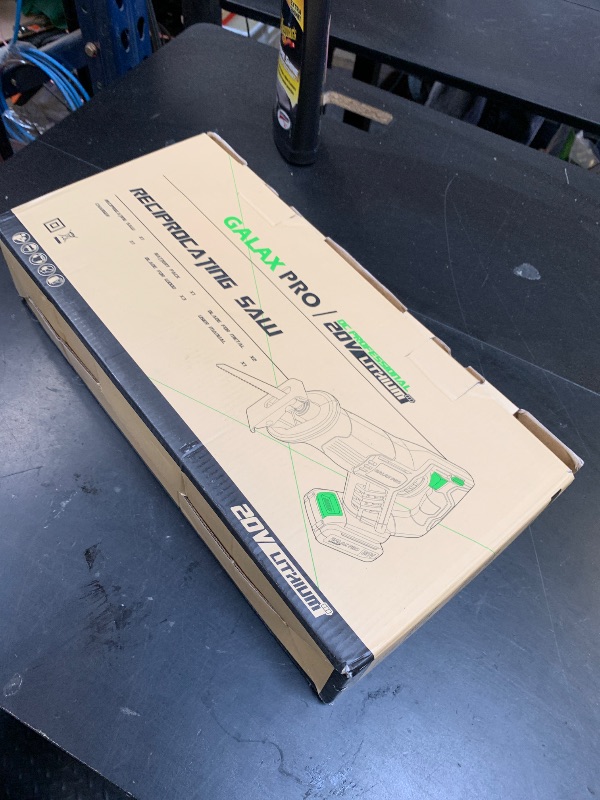 Photo 1 of GALAX PRO Cordless Reciprocating Saw with 20V 2.0Ah battery, 0-3000RPM Variable Speed Power Reciprocating Saws with 7/8" Stroke Length,5pcs Zallsaw Blade for thin wooden board, soft metal Cutting