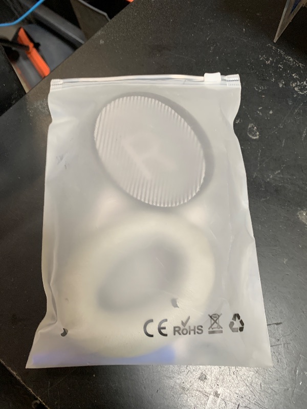Photo 1 of SoloWIT Ear Pads Cushions Replacement, Earpads for Bose QuietComfort 35 (QC35) and Quiet Comfort 35 II (QC35 II) Over-Ear Headphones, Softer Leather, Noise Isolation Foam - PL Silver