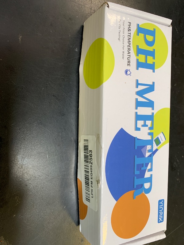 Photo 1 of YINMIK pH Meter, Digital pH Tester for Hydroponics, pH Temp Meter with Horizontal Display for Pool, Spa, Hot Tub, Indoor Plants, Koi Ponds, Drinking Water, Wine Beer Making, Aquarium, Aquaculture