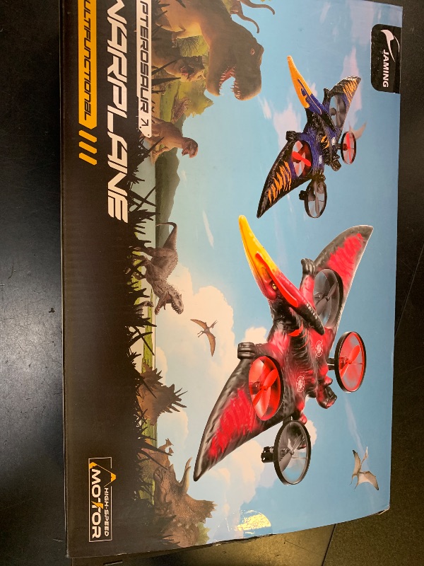 Photo 1 of Pterodactyl Drone Dragon Toys Drones for Kids and Adults Easy to Flying Dinosaur Toys Remote Controlled Aircraft for Beginners Hobby RC Plane Toys Birthday Gifts for Boys 8-12