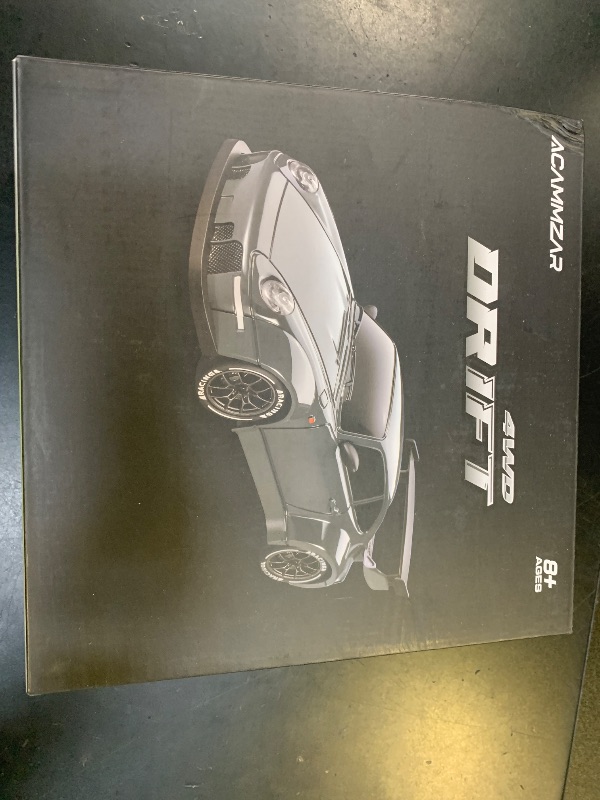 Photo 1 of ACAMMZAR RC Drift Car Pro Upgraded with Gyro, 1:24 Full Proportional Remote Control Car, 25KM/H 4WD High Speed RC Cars with Lights, Extra Racing Tires, Vehicle for Adults Kids Boys Girls, Gray