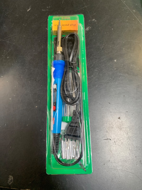 Photo 1 of Soldering Iron Kit, 80W 110V LCD Digital Solder Iron Pen with Ceramic Heater, Portable Welding Tools with 5pcs Tips, Stand, Solders Wire, Sponge, Paste, for Metal,Electric Repairs, DIY