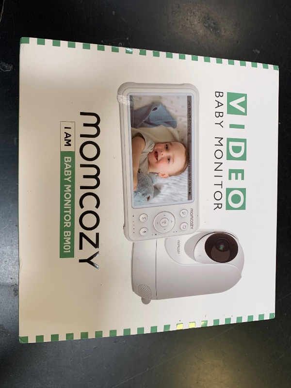 Photo 1 of Momcozy Video Baby Monitor, 1080P 5" HD Baby Monitor with Camera & Wall Mount, Infrared Night Vision, 5000mAh Battery, 2-Way Audio, Temperature Sensor, Lullabies, 960ft Range, Ideal for New Moms, BM01