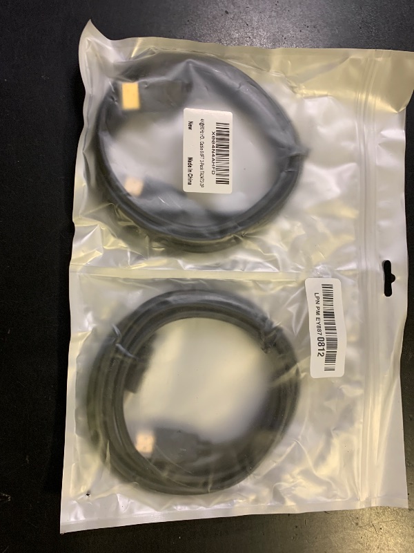 Photo 1 of 4K HDMI Cable 6FT 2-Pack, High Speed HDMI Cable Shielded Cord for Gaming Monitor Support 4K@60Hz, 2K@120Hz, Ethernet, HDR, 3D, ARC Compatible with Roku TV, Laptop, Monitor, PS5, Xbox, Blu-ray, HDTV