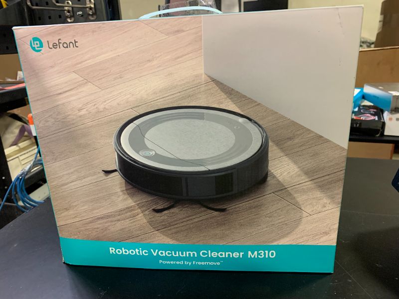 Photo 1 of Lefant M310 Robot Vacuum Cleaner– 4500Pa Suction, Ultra-Slim & Quiet, PreciSense Obstacle Avoidance, WiFi/App/Voice Control, 160-Min Runtime, Self-Charging – Ideal for Pet Hair & Hard Floors (Gray)