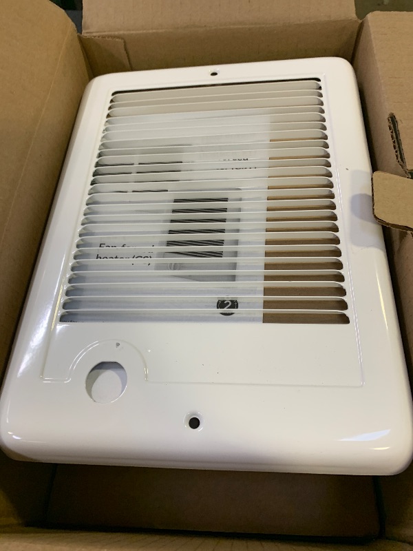 Photo 1 of Cadet Com-Pak Electric Wall Heater Complete Unit With Thermostat (Model: CSC202TW, Part: 67507), 6825/5120 BTU, 240/208 Volt, 2000/1500 Watt, White