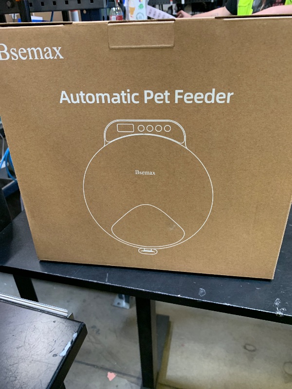 Photo 1 of Automatic Wet Food Cat Feeder, Auto Refrigerated Wet Foods Feeder for Cats Dogs 4 Meal Timed Fresh Foods Dispenser with 2 Ice Packs Small Pet Feeders for Kitty Puppy Automatic Cat Dog Food Bowl