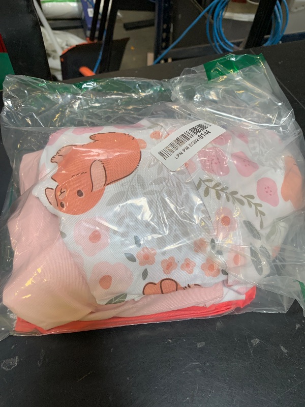 Photo 1 of 4 Pack Bassinet Fitted Sheets Compatible with 19" x 33" Koolababy/Koolerthings, Cowiewie and IKOMZY Baby Bassinet, Soft and Skin-Friendly, Pink and Rabbit