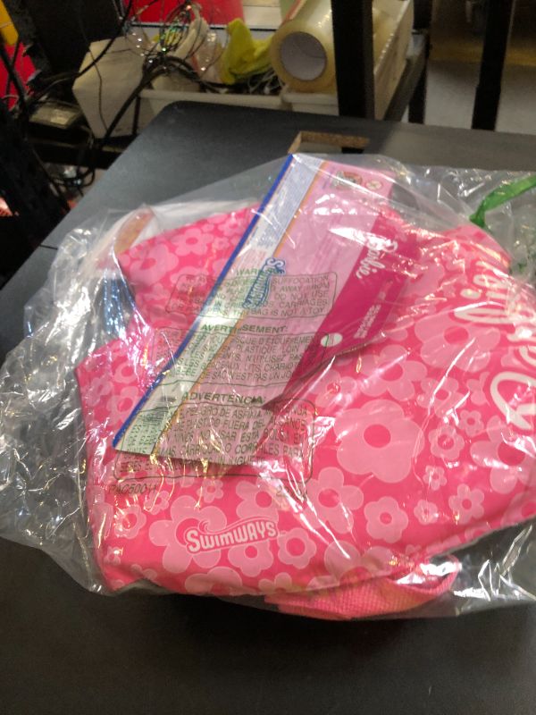 Photo 1 of SwimWays Barbie Swim Trainer Life Jacket, US Coast Guard Approved Life Vest Kids Swim Vest, Pool Floats & Life Jackets for Kids 33-55 lbs