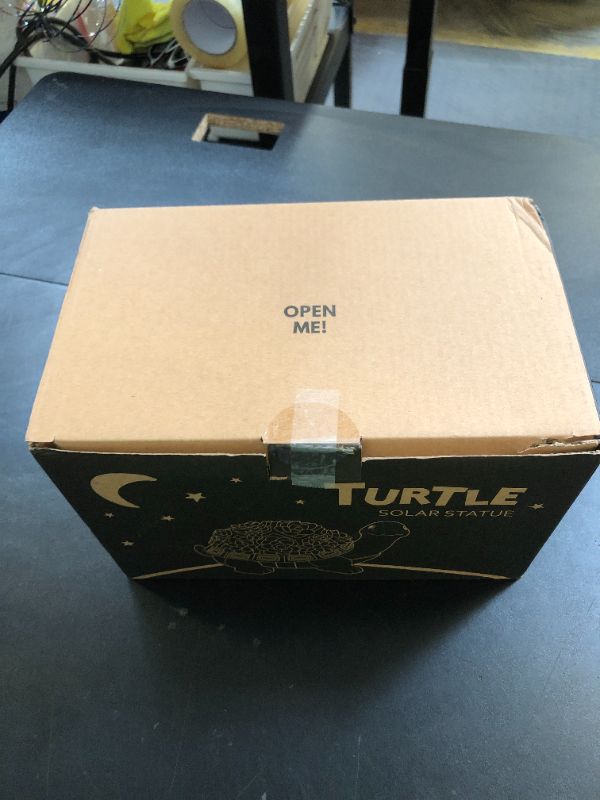 Photo 1 of Nacome Solar Garden Outdoor Statues Turtle with Succulent and 7 LED Lights - Lawn Decor Tortoise Statue for Patio, Balcony, Yard Ornament - Unique Housewarming Gifts