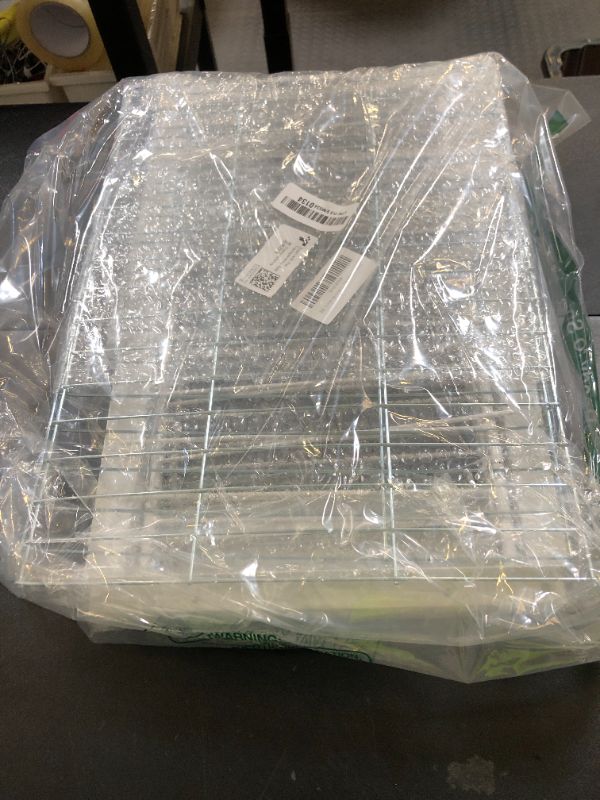 Photo 1 of Andowns Big Foldable Galvanised Pigeon Dove Bird Trap Cage Feral Pigeon Humane Way with The one-Way Entrance Trapping Pigeons Doves in Cages 1 (40x30x26cm / 17x13x10inch 4 Entrances)