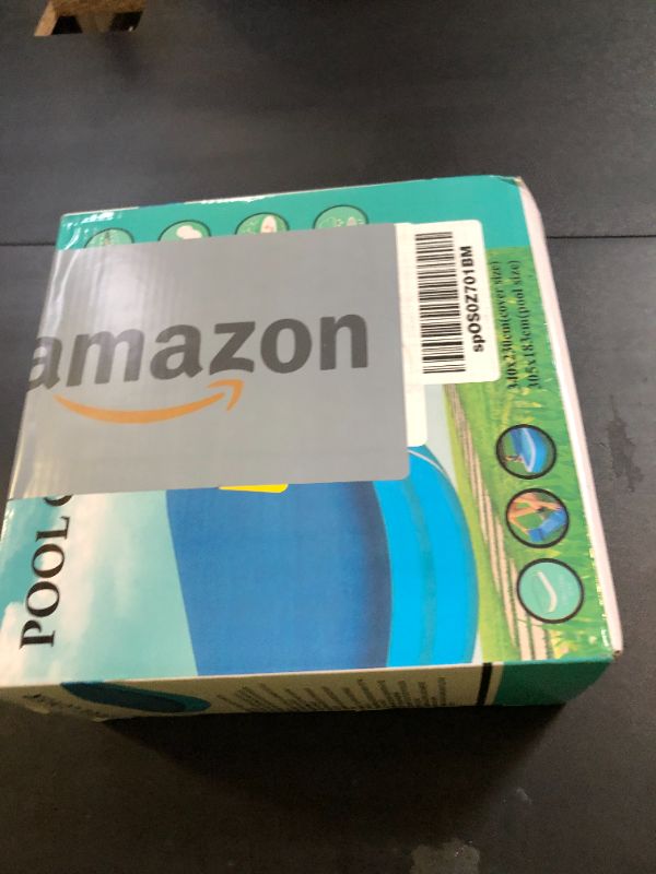 Photo 1 of Rectangular Pool Cover,Inflatable Swimming Pool Cover, Pool Cover,Dust and Rainproof Home Pool Cover? Fits 120"x72"x22" (305 cm x183 cm)(10ft x 6.6ft)