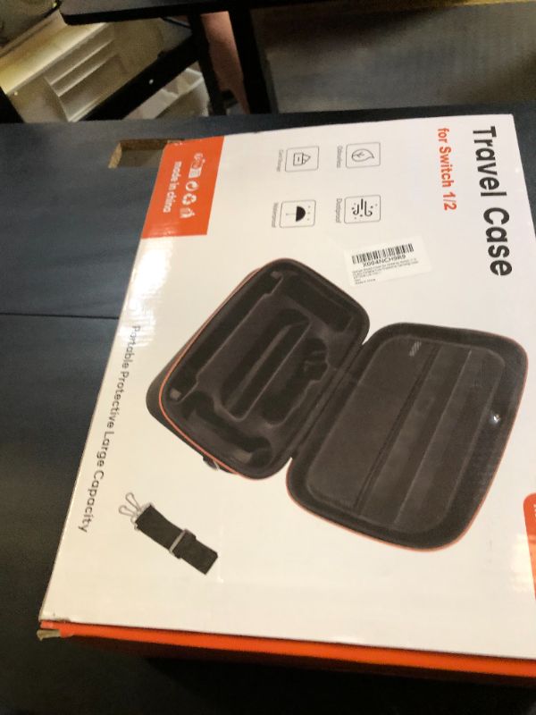 Photo 1 of Gorixer Switch Case for Nintendo Switch 2(2025) or 1 and OLED Models(2021),Portable Fully Protective Carrying Case,Stores 18 Game Cards for Console Pro Controller Accessory