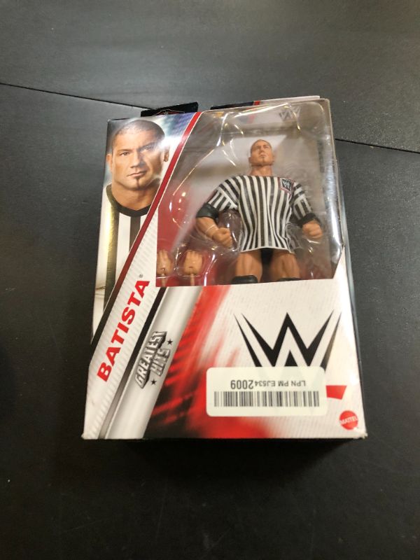 Photo 1 of WWE Batista (Referee) Elite Greatest Hits 7 Toy Wrestling Action Figure