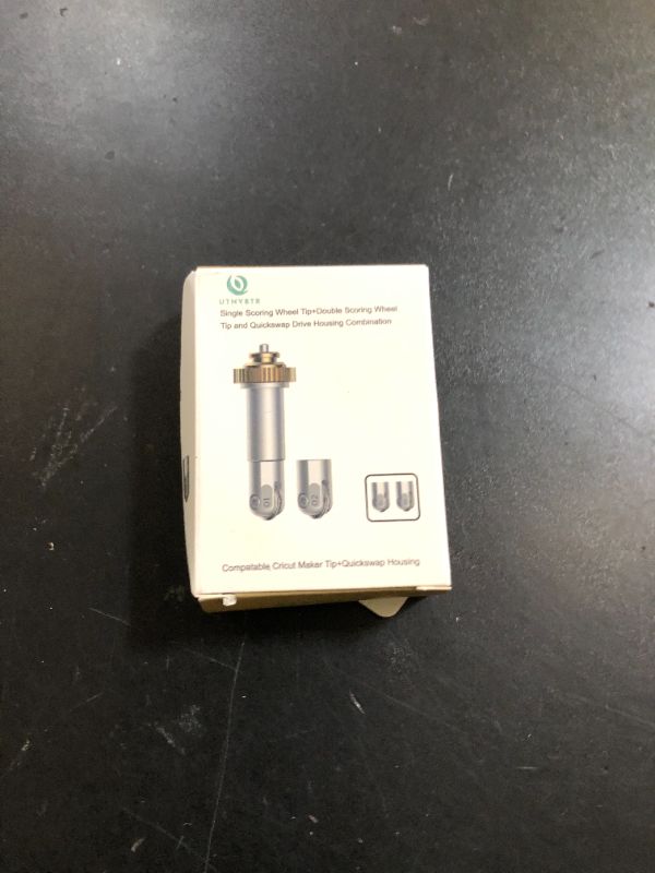 Photo 1 of Scoring Wheel Combo Pack Tool, Scoring Wheel Compatible with Maker Machine, Single Scoring Wheel Tip+Double Scoring Wheel Tip and Drive Housing,for Making Cards,3D Home Decor Etc