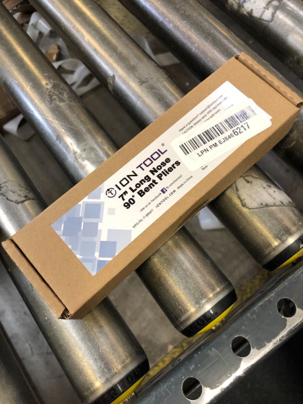 Photo 1 of ION TOOL 7” Angled Needle Nose Pliers – 90 Degree Bent Nose Pliers