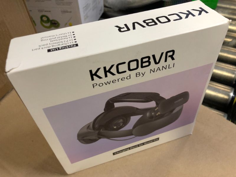 Photo 1 of KKCOBVR Battery Head Strap with 10000 mAh Compatible with Meta Quest Pro Accessories Charging Dock Increase The Use Time by 2-3 Hour