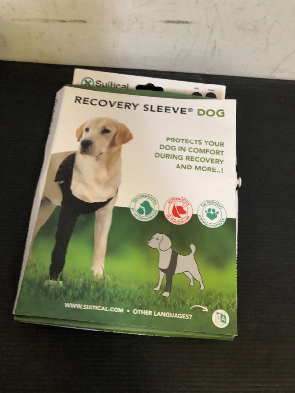 Photo 1 of Suitical Recovery Sleeve for Dogs | Front Leg Protection After Surgery | Dog Leg Sleeve to Stop Licking | Machine Washable | Chest Circumference 31.5”- 40.9” | Sleeve Length 16.1” | XL | Single Sleeve