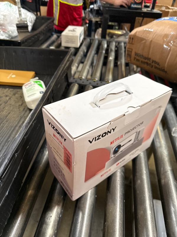 Photo 1 of [Netflix Officially/Dolby Audio] Smart Projector with WiFi and Bluetooth, VIZONY Native 1080P Projector with Apps Built in Netflix, Youtube, Hulu, Disney+, Portable Mini Projector for Indoor/Outdoor