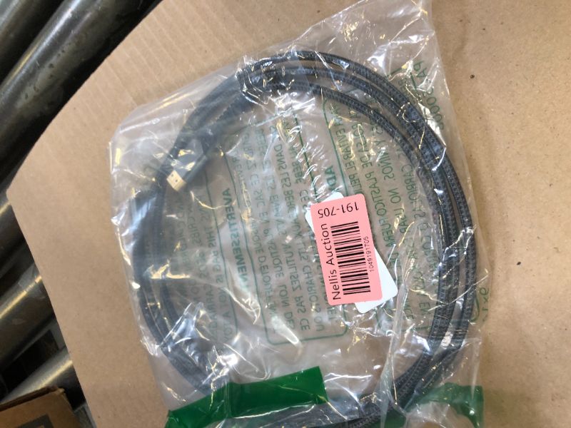 Photo 1 of JSAUX Mini HDMI to HDMI Cable 6FT, [Aluminum Shell, Braided] High Speed 4K 60Hz HDMI 2.0 Cord, Compatible with Camera, Camcorder, Tablet and Graphics/Video Card, Laptop, Raspberry Pi Zero W -Grey