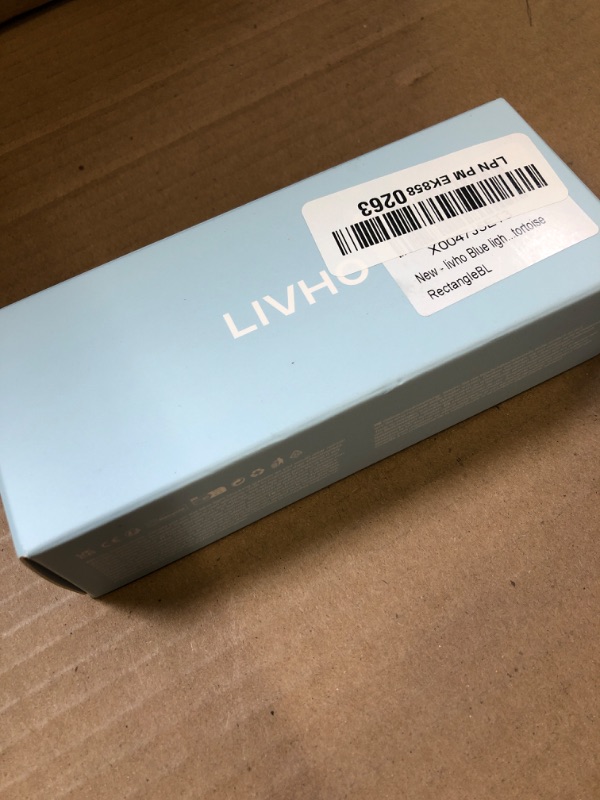 Photo 1 of livho Oversized up to 99% Blue Light Blocking Glasses for Woman - Rectangle Fashion Glasses for Computer, Chic Preppy Frame - Anti Eyestrain