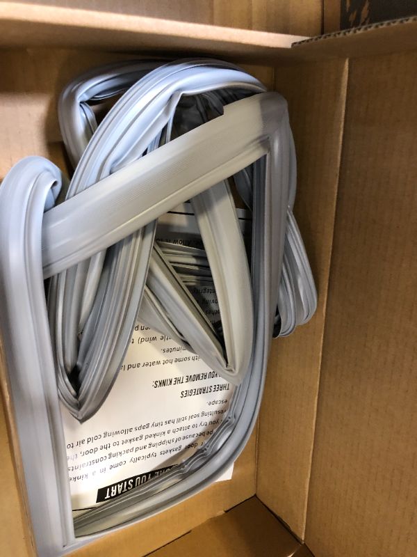 Photo 1 of Luckman Upgraded ADX73550624 Refrigerator Door Gasket (Right) Compatible with LG Refrigerator Door, 39.5" x 18" Fridge Door Seal Replaces ADX72930405, ADX72930424