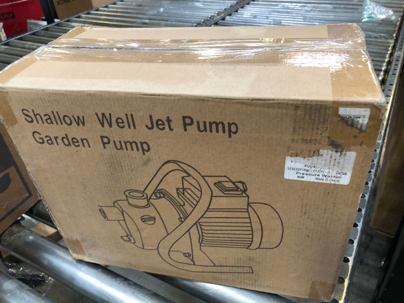 Photo 1 of Water Transfer Pump Shallow Well Pump 1.6HP 1800GPH Stainless Steel Pressure Booster Pump for Pool Draining Farm Irrigation Lake Removal Lawn Sprinkler System