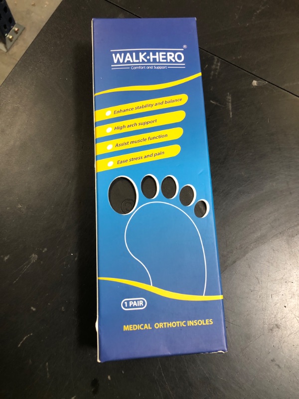 Photo 1 of Plantar Fasciitis Feet Insoles Arch Supports Orthotics Inserts Relieve Flat Feet, High Arch (Mens 6-6 1/2 | Womens 8-8 1/2)
