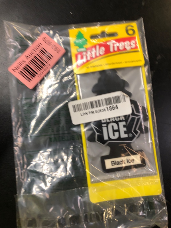 Photo 1 of LITTLE TREES Air Fresheners Car Air Freshener. Hanging Tree Provides Long Lasting Scent for Auto or Home. Black Ice, 24 Air Fresheners