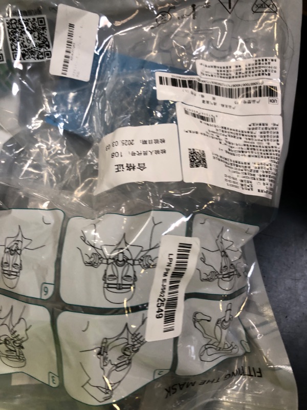 Photo 1 of CPAP Mask, Universal Full Face CPAP Masks, Silicone Soft Perfect Sealing Nose Masks with Headgear, Elbow/Swivel and Cushion, Upgrade Reuse CPAP Supplies Suitable for Various Models of Machines (L)