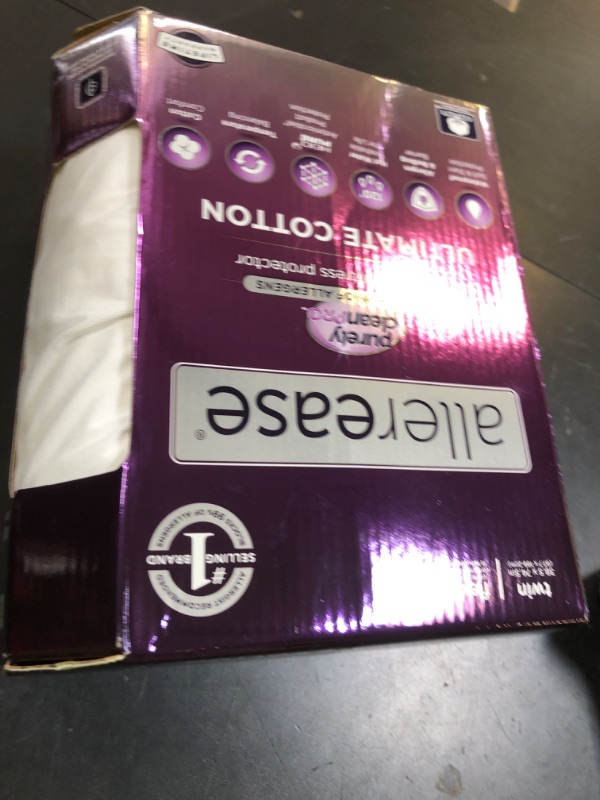 Photo 1 of AllerEase Ultimate Allergy Protection and Comfort Zippered Mattress Protector, TwinLPNPMEJ8784687
