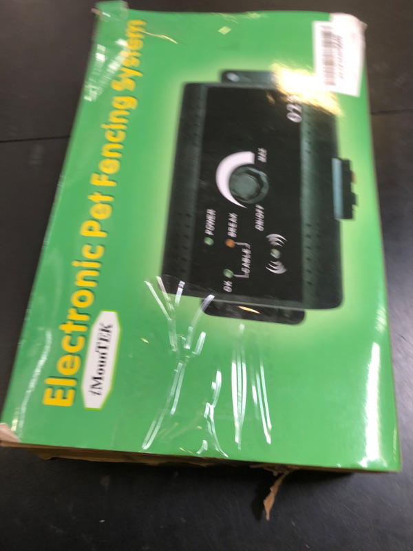 Photo 1 of iMounTEK Electric Dog Fence System Electric Fence for Dogs Pet Tone Shock Boundary Containment Water Resistant Collar Receiver for Small Medium Large Dog