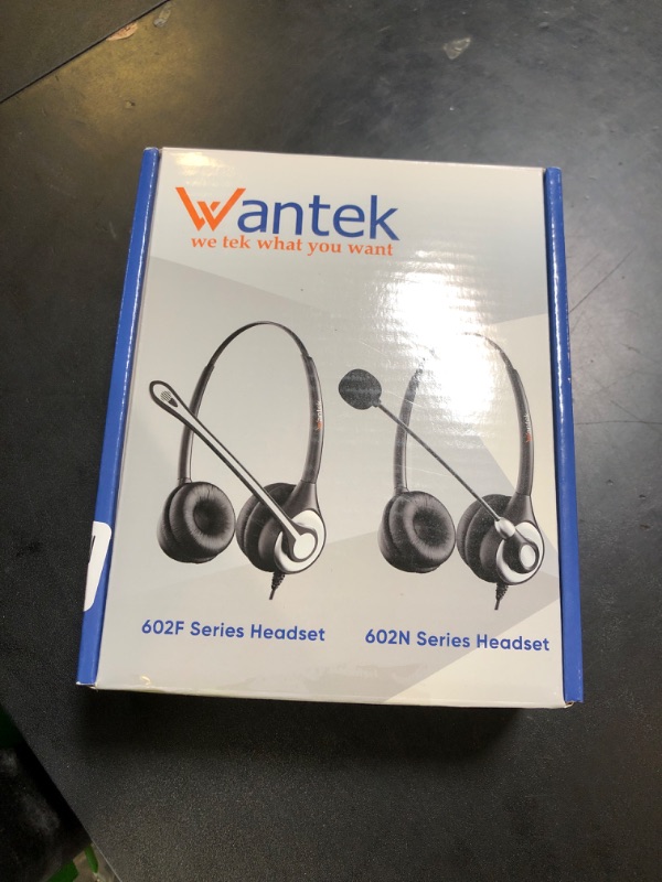 Photo 1 of Cell Phone Headset with Microphone Noise Cancelling & Call Controls, 3.5mm Computer Headphones for Samsung PC Business Skype Softphone Call Center Office, Clear Chat, Ultra Comfort