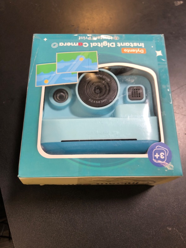 Photo 1 of Dylanto Kids Camera Instant Print,1080P Kids Instant Cameras That Print Photos,Christmas Birthday Gifts for Girls Age 3-12,Portable Toy for 3 4 5 6 7 8 9 10 Year Old Girls Boys-Blue