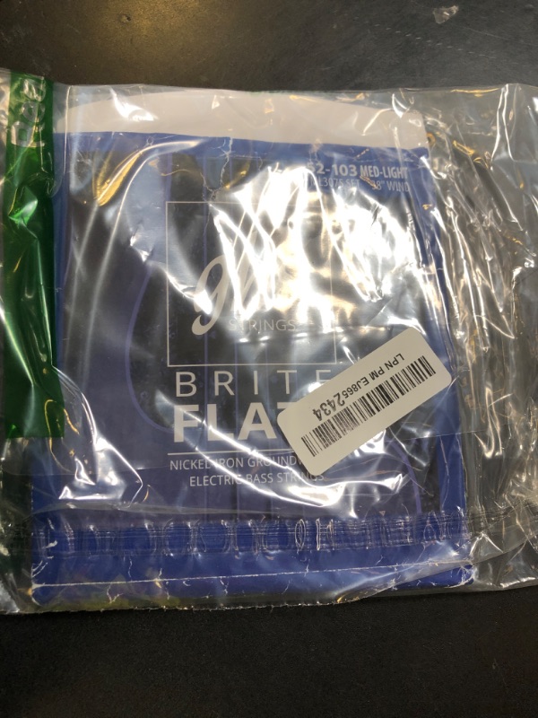 Photo 1 of GHS Strings Brite Flats Bass Guitar Strings (ML3075), Medium Light, 52-103