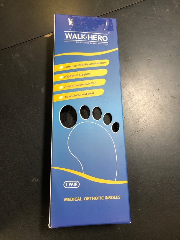 Photo 1 of Plantar Fasciitis Insoles for Men Women - Orthotics Inserts, Shoe Insoles Arch Support Flat Feet Inserts Work Boot Insoles for Standing All Day (Mens 10-10 1/2 | Womens 12-12 1/2)