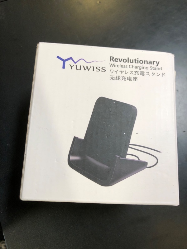 Photo 1 of Wireless Charger YUWISS Wireless Charging Stand Cordless Charger 10/7.5/5W Compatible with iPhone 14 13 12/12 /11Pro Max/XR/XS Max/XS/X/8/8Plus Galaxy S22/S21/S9/S9+/S8/S8+ Note
