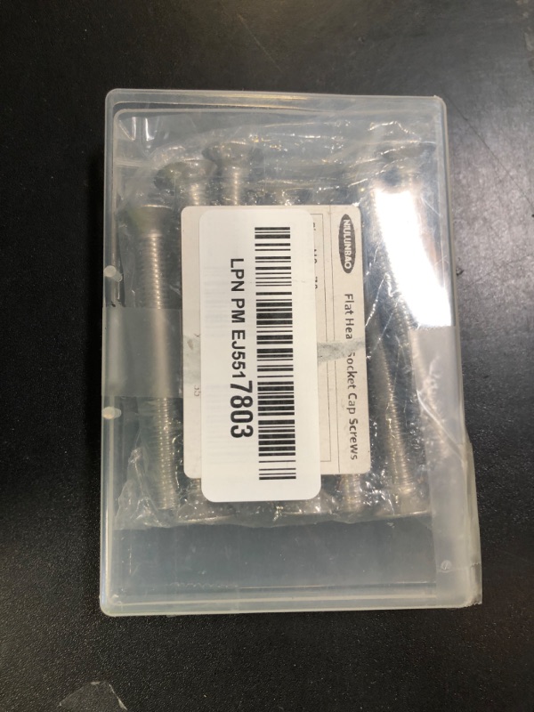 Photo 1 of M8-1.25 x 70mm Flat Head Hex Socket Cap Screws Countersunk Bolts, 304 Stainless Steel, Metric Allen Socket Drive, Machine Fully Threaded, Bright Finish, 10PCS