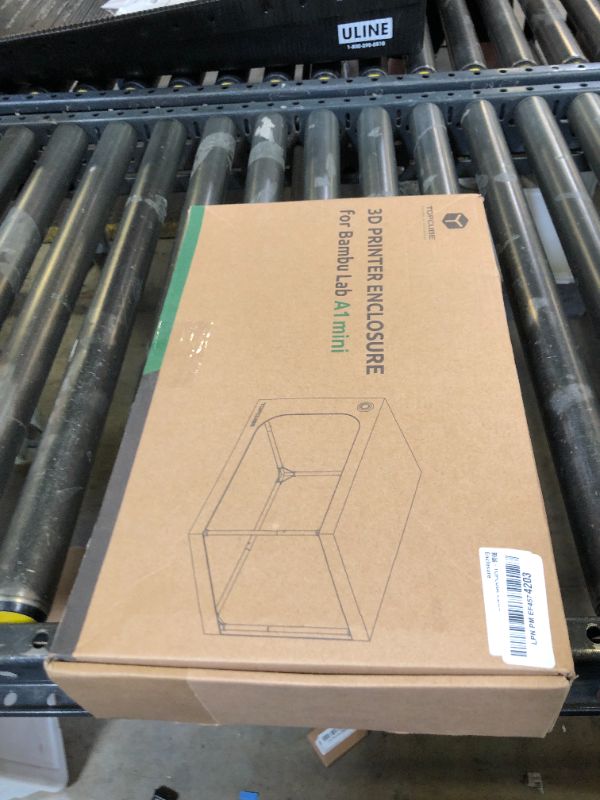 Photo 1 of TOPCUBE 3D Printer Enclosure for Bambu Lab A1 Mini Combo, Stainless Steel Frame Enclosure with LED Light, Fireproof Dustproof Noise Reduction Constant Temperature 3D Printer Cover, 735x495x495MM