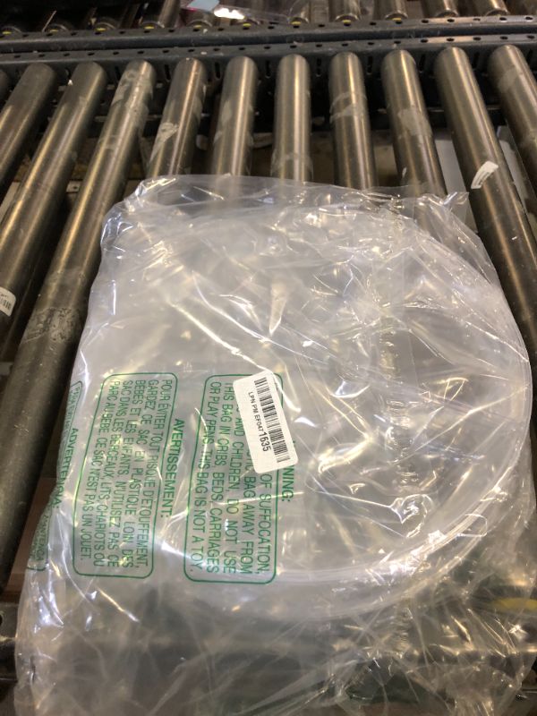 Photo 1 of Plasticpro 6 Sectional Round Plastic Serving Tray/Platters Clear Pack of 2