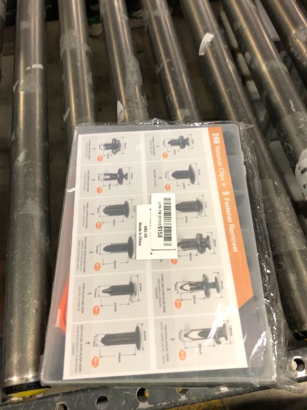 Photo 1 of GOOACC - GRC-33 240PCS Bumper Retainer Clips Car Plastic Rivets Fasteners Push Retainer Kit Most Popular Sizes Auto Push Pin Rivets Set -Door Trim Panel Fender Clips for GM Ford Toyota Honda Chrysler