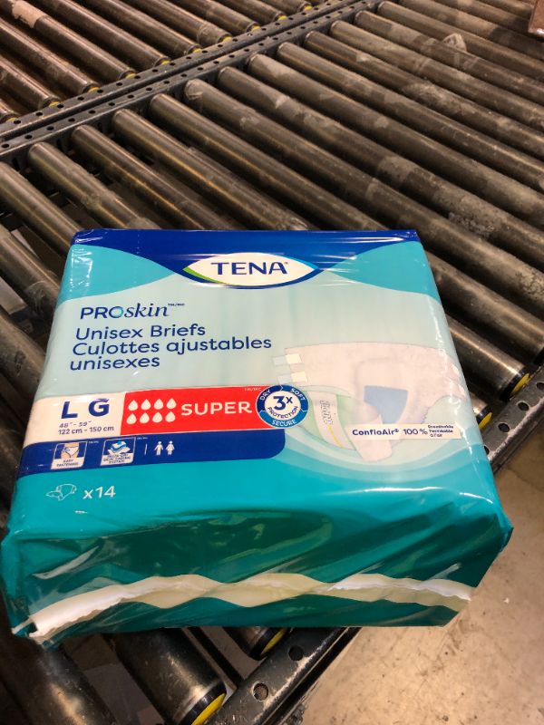 Photo 1 of TENA ProSkin Unisex Adult Diapers with Tabs, Maximum Absorbency, Large, 14 ct