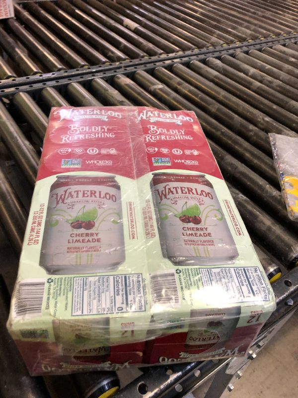 Photo 1 of Waterloo Sparkling Water, Cherry Limeade Naturally Flavored, 12 Fl Oz Cans, Pack of 12 | Zero Calories | Zero Sugar or Artificial Sweeteners | Zero Sodium